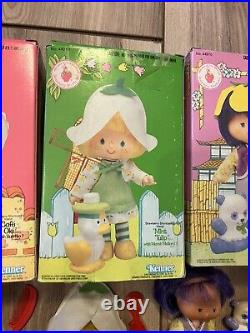 Lot Of 4 VTG Strawberry Shortcake Friend Almond Tea Tulip Tea Cafe Ole with Pets