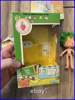 Lot Of 4 VTG Strawberry Shortcake Friend Almond Tea Tulip Tea Cafe Ole with Pets
