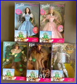 Lot Of 5 Barbie Wizard Of Oz 1999 Complete Set Of 5 Mint Nrfb