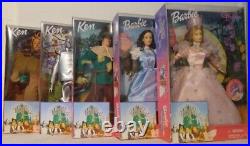 Lot Of 5 Barbie Wizard Of Oz 1999 Complete Set Of 5 Nrfb