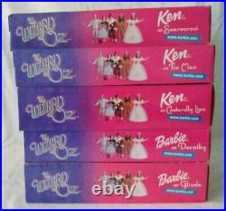 Lot Of 5 Barbie Wizard Of Oz 1999 Complete Set Of 5 Nrfb