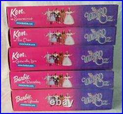 Lot Of 5 Barbie Wizard Of Oz 1999 Complete Set Of 5 Nrfb