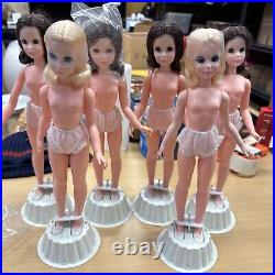 Lot Of 6 14 Inch Vintage 1963 Eegee Co. Fashion Doll Opens Closes Eyes Lot Of 6 14 Inch Vintage 1963 Eegee Co. Fashion Doll Opens Closes Eyes