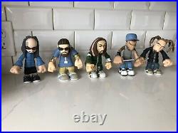 Lot Of Five 2002 KORN The Stronghold Group Vinyl Action Figure Toy Doll