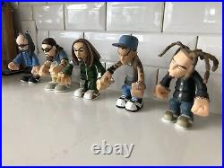 Lot Of Five 2002 KORN The Stronghold Group Vinyl Action Figure Toy Doll