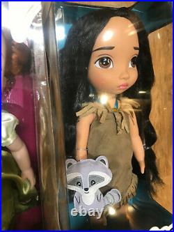 Lot of 10 Disney Animators Collection Dolls Ariel, Belle, Tiana, Jasmine +More