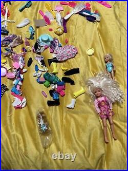 Lot of 23 Barbie Dolls with Tons Of Clothes And Accessories Mattel 1990s 2000s