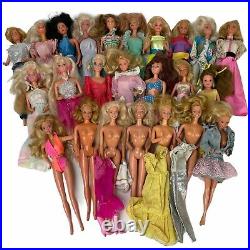 Lot of 24 Barbies © 1966 Four Are from 80's Read Description SELLING AS-IS