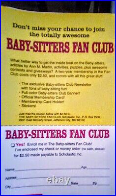 Lot of 2 Baby-Sitters Club BSC' Both VERY RARE ONEREVEN MORE RARE NEW IN BOX