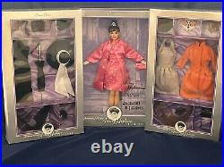 Lot of 3 Breakfast at Tiffany's Barbie, Black Daytime Ensemble, Cat Mask Outfi