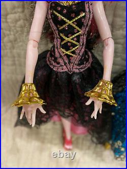 Lot of 3 EXC & near complete Monster High 13 Wishes Clawdeen Draculaura Frankie