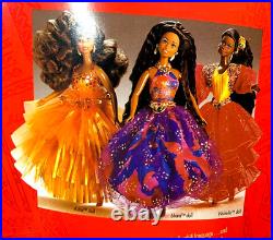 Lot of 3 Mattel 1991 Marvelous World of Shani Dolls #1750 #1751 #1752 Box Damage