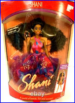 Lot of 3 Mattel 1991 Marvelous World of Shani Dolls #1750 #1751 #1752 Box Damage