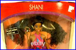 Lot of 3 Mattel 1991 Marvelous World of Shani Dolls #1750 #1751 #1752 Box Damage
