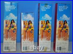 Lot of 4 1985 Tropical Barbie Dolls Barbie Miko Ken Skipper NRFB Nice boxes