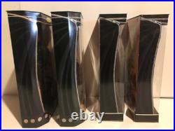 Lot of 4 Harley Davidson Ken & Barbie Dolls Mattel #25637, 25638, 22256, 20441