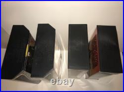 Lot of 4 Harley Davidson Ken & Barbie Dolls Mattel #25637, 25638, 22256, 20441