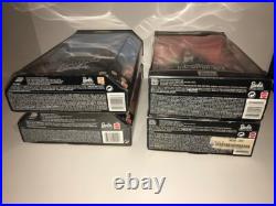 Lot of 4 Harley Davidson Ken & Barbie Dolls Mattel #25637, 25638, 22256, 20441