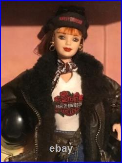 Lot of 6 Harley Davidson Ken & BARBIE DOLLS Mattel 1997, 1998, 1999 NIB NRFB
