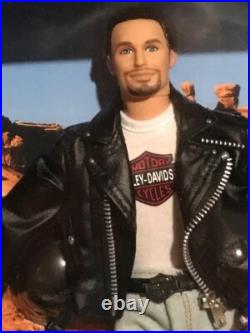 Lot of 6 Harley Davidson Ken & BARBIE DOLLS Mattel 1997, 1998, 1999 NIB NRFB