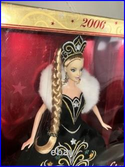 Lot of 6 Holiday Barbie Dolls 2000-2009 Collector Edition NRFB Mattel