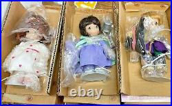 Lot of 7 Ashton Drake Precious Moments Wizard of Oz Dolls NIB