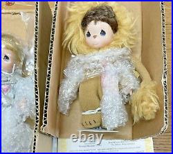 Lot of 7 Ashton Drake Precious Moments Wizard of Oz Dolls NIB