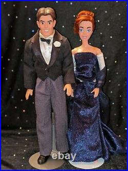 Lot of Anastasia and Dimitri, Russian Princess, Barbie Dolls by Galoob, 1997