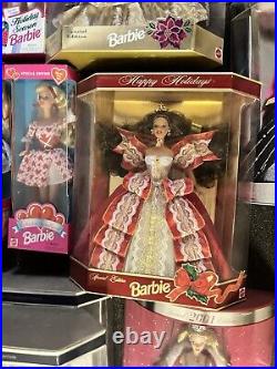 Lot of Holiday And Other Assorted Special Edition Barbie Dolls. 1993-2006