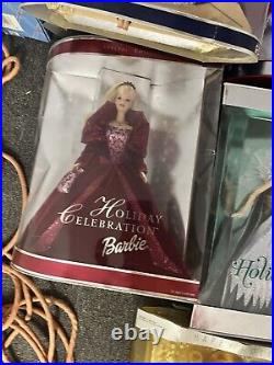 Lot of Holiday And Other Assorted Special Edition Barbie Dolls. 1993-2006