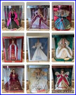 Lot of Holiday Barbie Dolls Special Editions