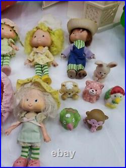 Lot of Vintage Strawberry Shortcake Dolls Pets Playsets READ 80's
