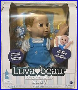 Luvabeau Luvabella Interactive Mint NIB, Boy Doll With Expressions & Movement