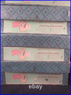 MADAME ALEXANDER Presidents' Wives First Series 14 Dolls Set of 6 withBOXES 1976
