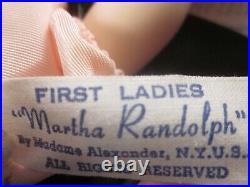 MADAME ALEXANDER Presidents' Wives First Series 14 Dolls Set of 6 withBOXES 1976