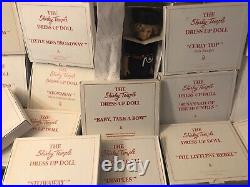 MIB Danbury Mint 18 Vinyl Shirley Temple Doll & 24 MIB Outfits 1993-95