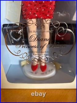 MINT! 1998 Christmas Edition Diana Princess of Hearts Portrait Doll Franklin