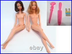 MOD ERA 1973-76 Nude QUICK CURL FRANCIE & QUICK CURL KELLEY Steffie Face