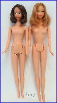 MOD ERA 1973-76 Nude QUICK CURL FRANCIE & QUICK CURL KELLEY Steffie Face