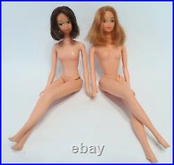 MOD ERA 1973-76 Nude QUICK CURL FRANCIE & QUICK CURL KELLEY Steffie Face