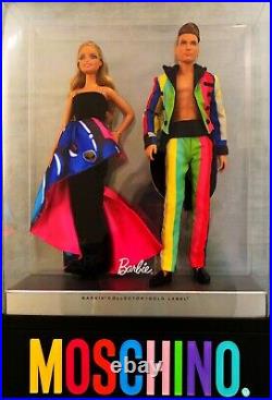 MOSCHINO Ken & McCartney Barbie Gift Set, Gold Label Dolls. DRW81. NRFB. MINT