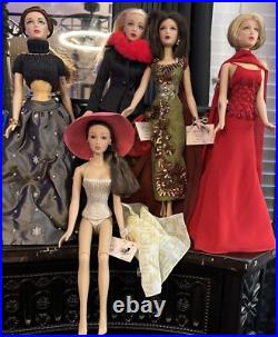 Madame Alexander Museum Gala, Book Tour, Tides, NY Eve, And Crimson Xmas Lot Of 5