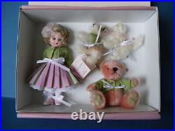 Madame Alexander THE FOUR OF US 8 Doll Mohair Dog Cat Bear # 37215 MINT NRFB