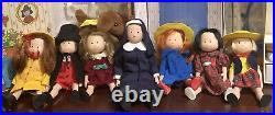 Madeline 7 Dolls 2 Carry Cases 1 Dog CLOTHES TOYS & ACCESSORIES