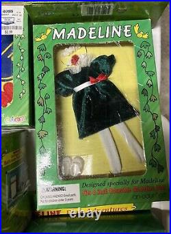 Madeline Dolls' 8 Accessories And Outfits Lot Of 9