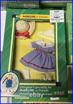 Madeline Dolls' 8 Accessories And Outfits Lot Of 9