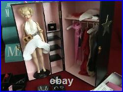 Marilyn Monroe 16 Franklin Mint Doll with Dresses, Accessories & Wardrobe Trunk