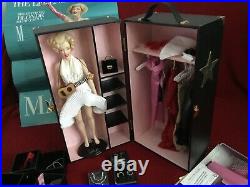 Marilyn Monroe 16 Franklin Mint Doll with Dresses, Accessories & Wardrobe Trunk