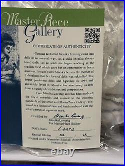MasterPiece Gallery Laura with COA, Tags, Photo and Original Box. Mint Condition