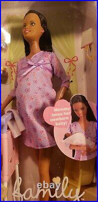 Mattel 2002 Barbie Happy Family Mom Midge & Baby #56664 Nib Mint Cond